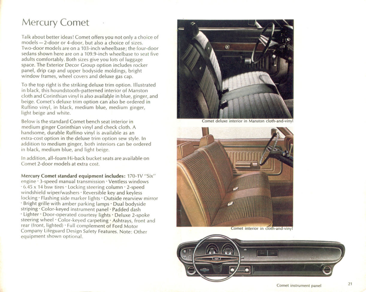 1972 Mercury Brochure Page 3